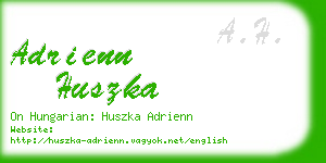 adrienn huszka business card